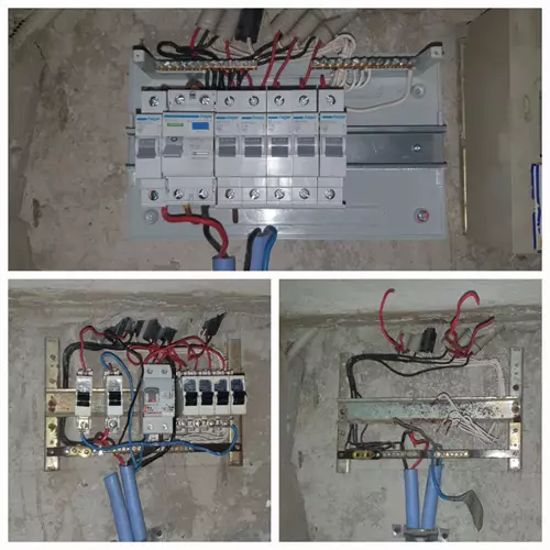 עבודת חשמל בבניין